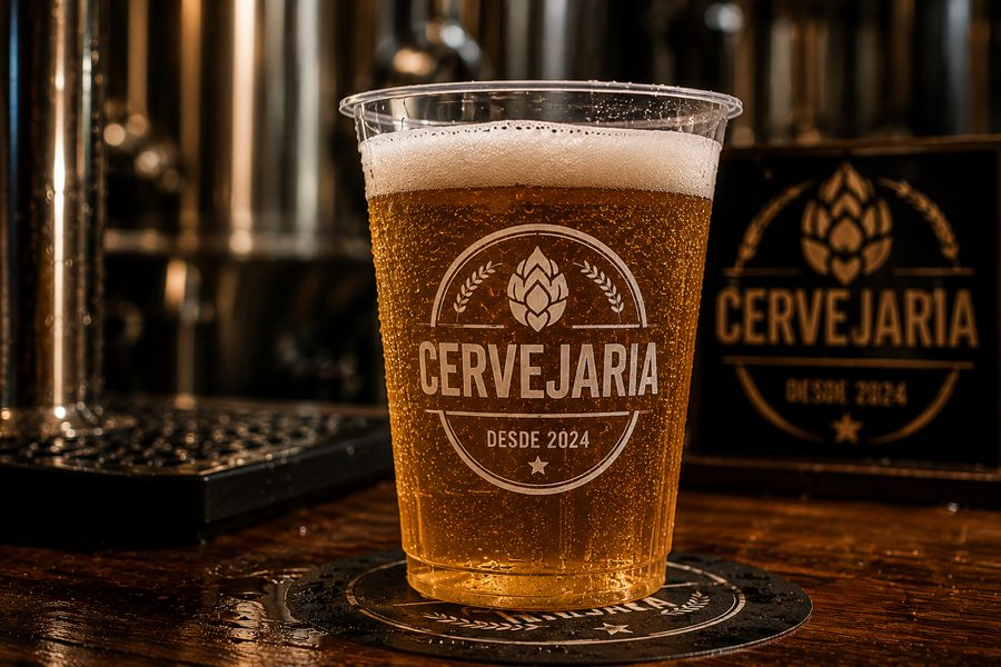 Copo personalizado para cervejaria artesanal, modelo 4
